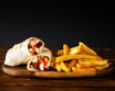 Brill Burger BBQ Wrap